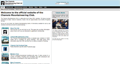 Desktop Screenshot of chamois.org.uk