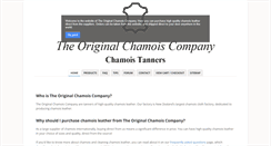 Desktop Screenshot of chamois.co.nz